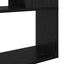 TV-møbelsæt Vægmonteret Sort 80 x 24 x 125 cm Konstrueret træ