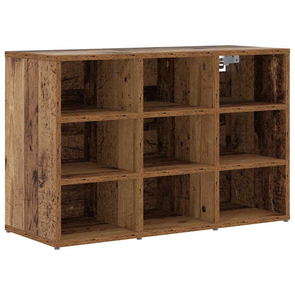 Sko skab Gammelt træ 77,5 x 30 x 51 cm Konstrueret træ