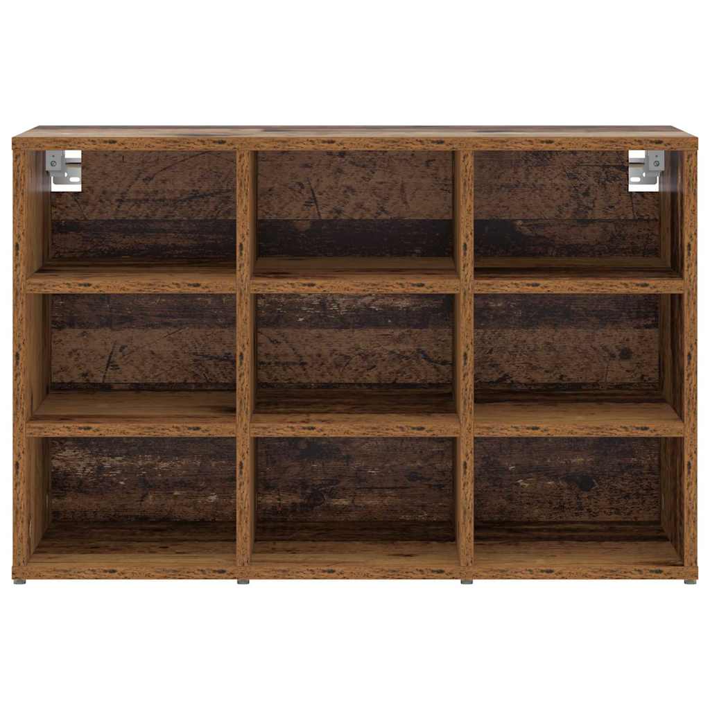 Sko skab Gammelt træ 77,5 x 30 x 51 cm Konstrueret træ