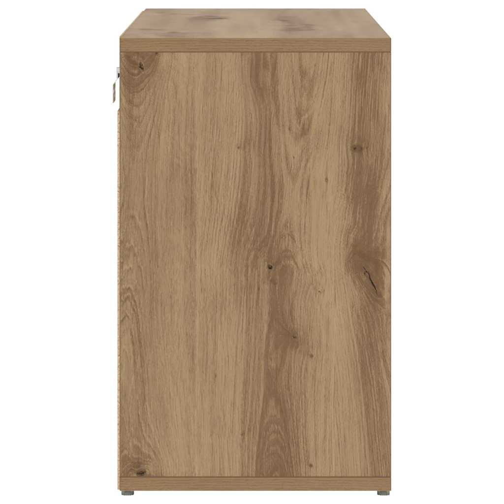 Sko skab 77,5 x 30 x 51 cm Konstrueret træ Artisan Egetræ