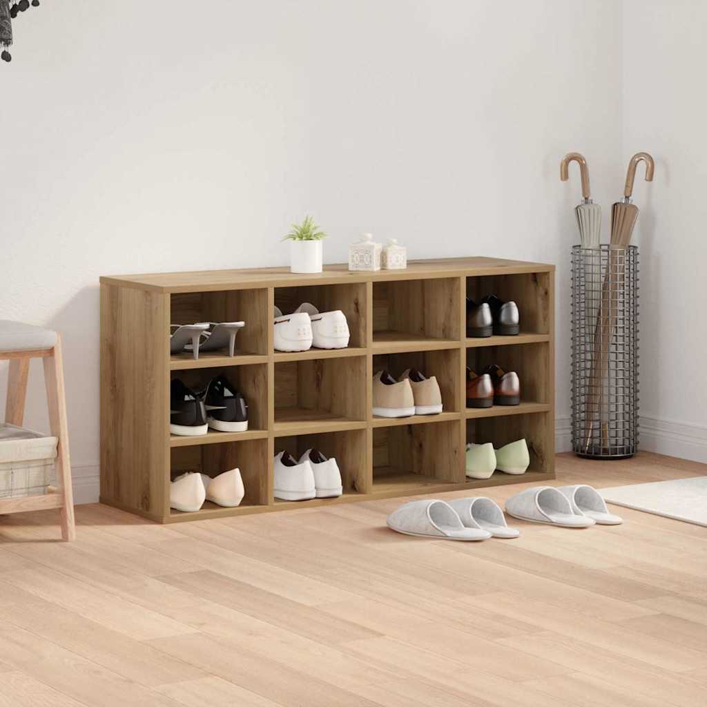 Sko skab 103 x 30 x 51 cm Konstrueret træ Artisan Egetræ