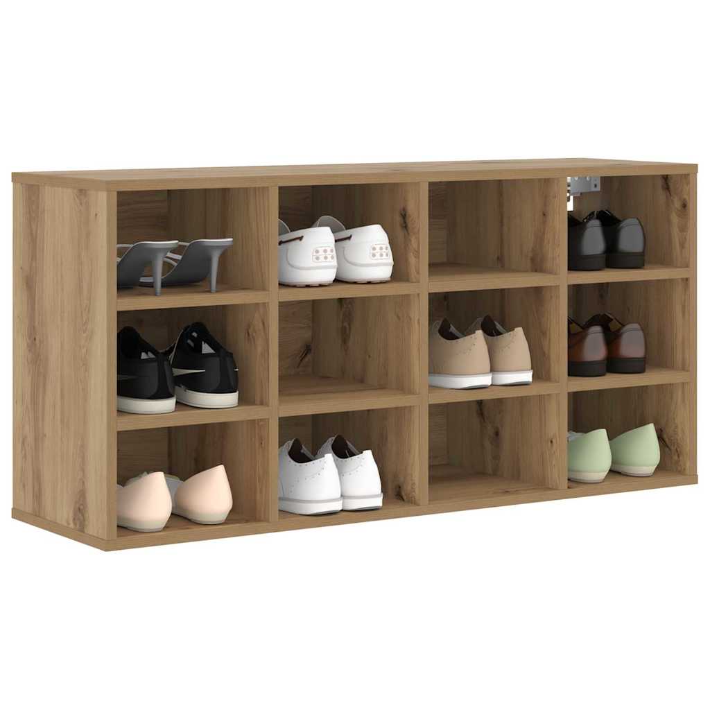 Sko skab 103 x 30 x 51 cm Konstrueret træ Artisan Egetræ