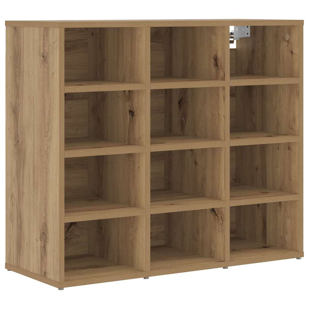 Sko skab 77,5 x 30 x 67 cm Konstrueret træ Artisan Egetræ