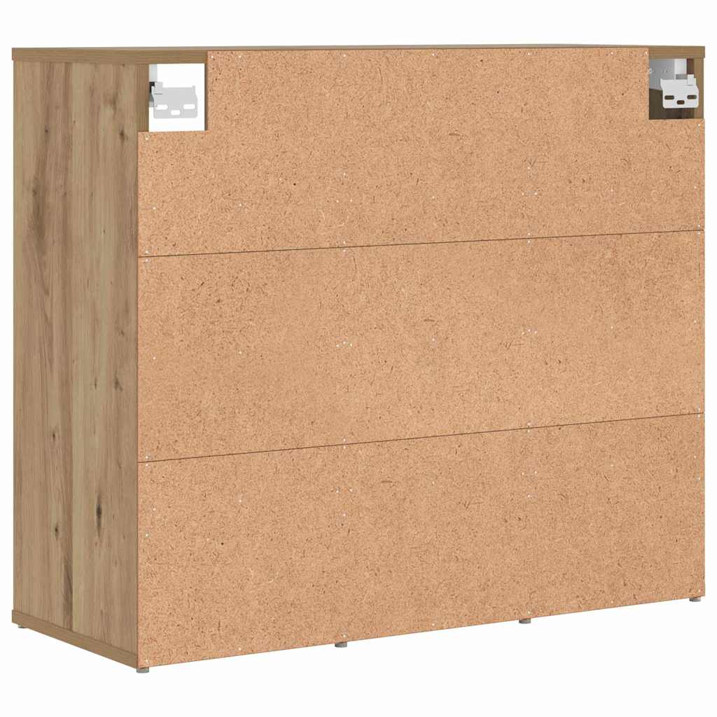 Sko skab 77,5 x 30 x 67 cm Konstrueret træ Artisan Egetræ