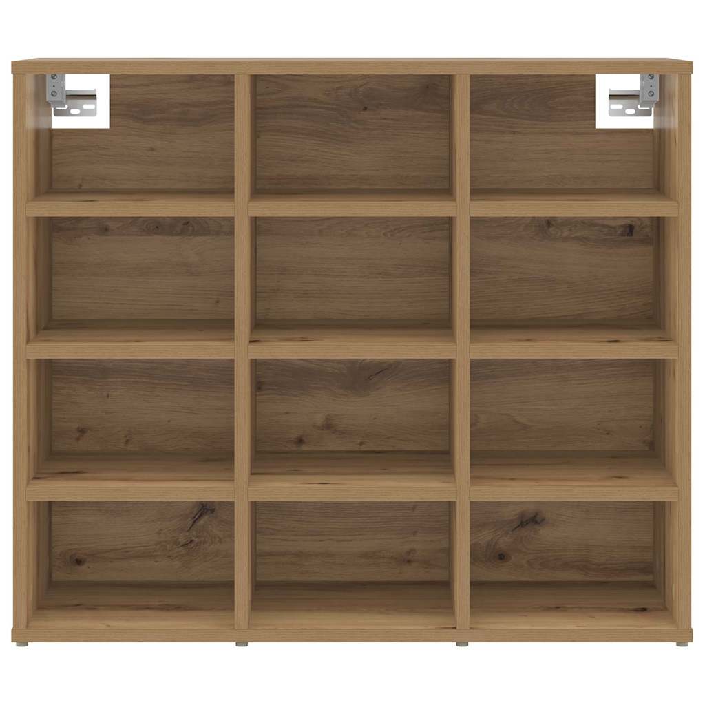 Sko skab 77,5 x 30 x 67 cm Konstrueret træ Artisan Egetræ