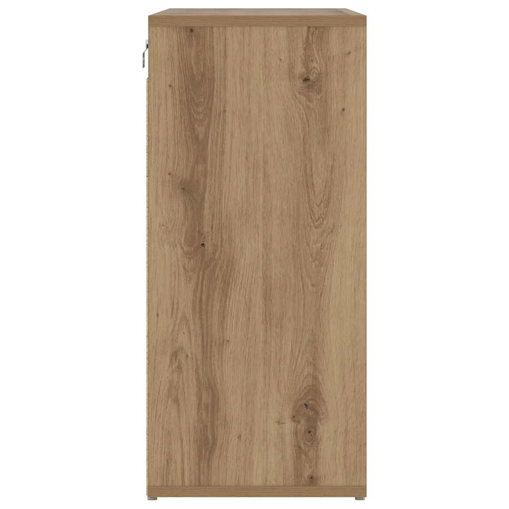 Sko skab 77,5 x 30 x 67 cm Konstrueret træ Artisan Egetræ