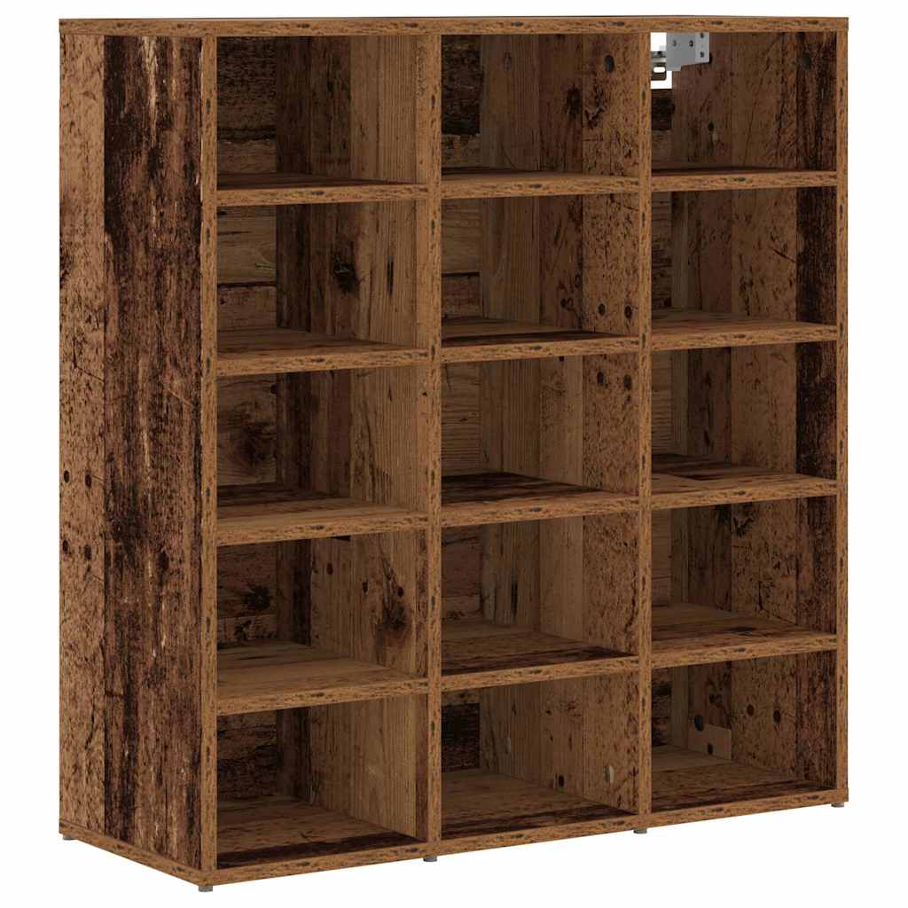 Sko skab Gammelt træ 77,5 x 30 x 83,5 cm Konstrueret træ