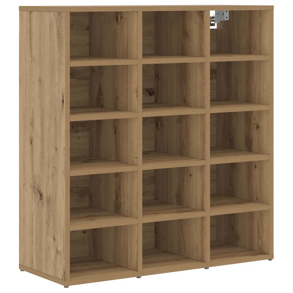Sko skab 77,5 x 30 x 83,5 cm Konstrueret træ Artisan Egetræ