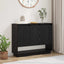 Sideboard Sort eg 97 x 29 x 75 cm Konstrueret træ