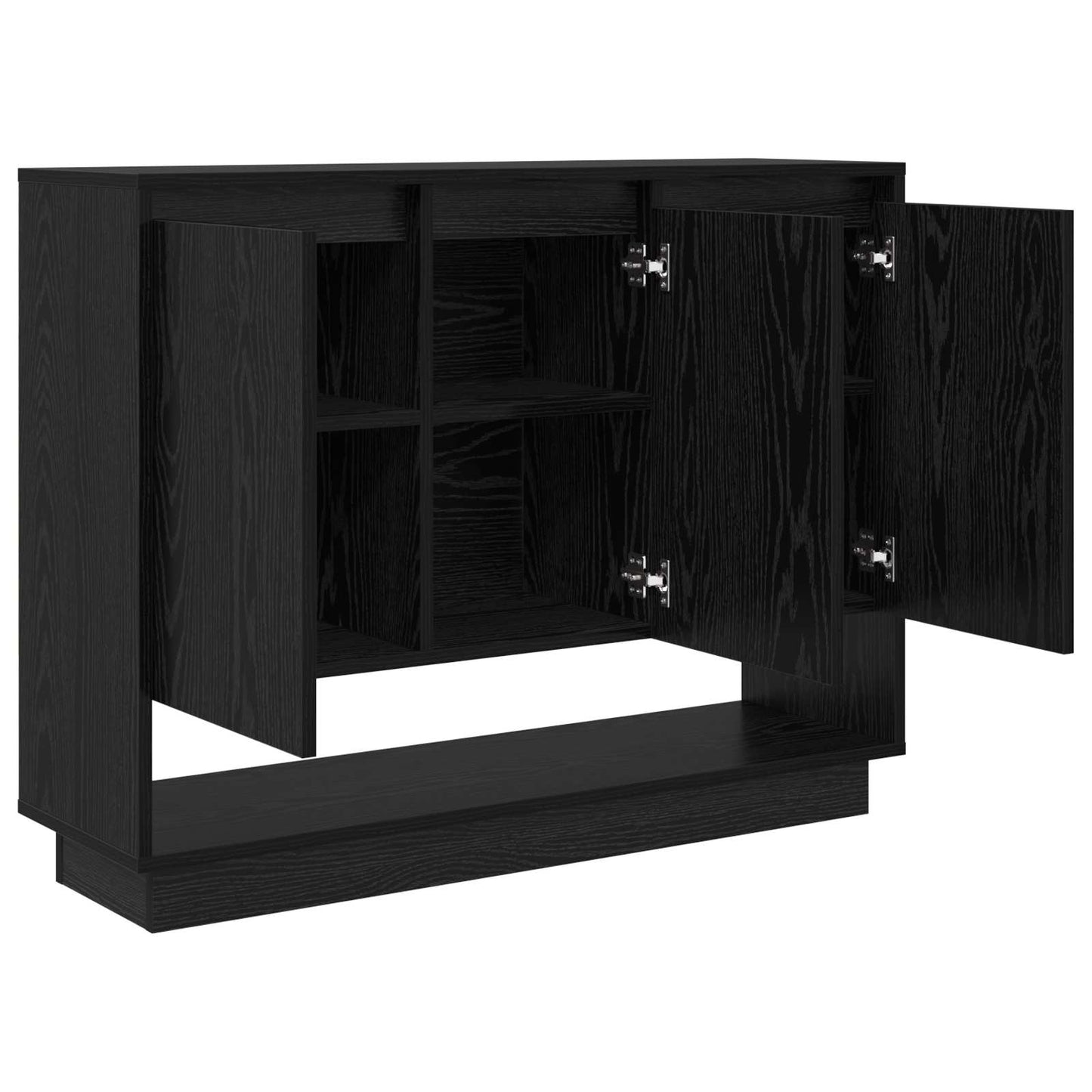 Sideboard Sort eg 97 x 29 x 75 cm Konstrueret træ
