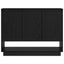 Sideboard Sort eg 97 x 29 x 75 cm Konstrueret træ