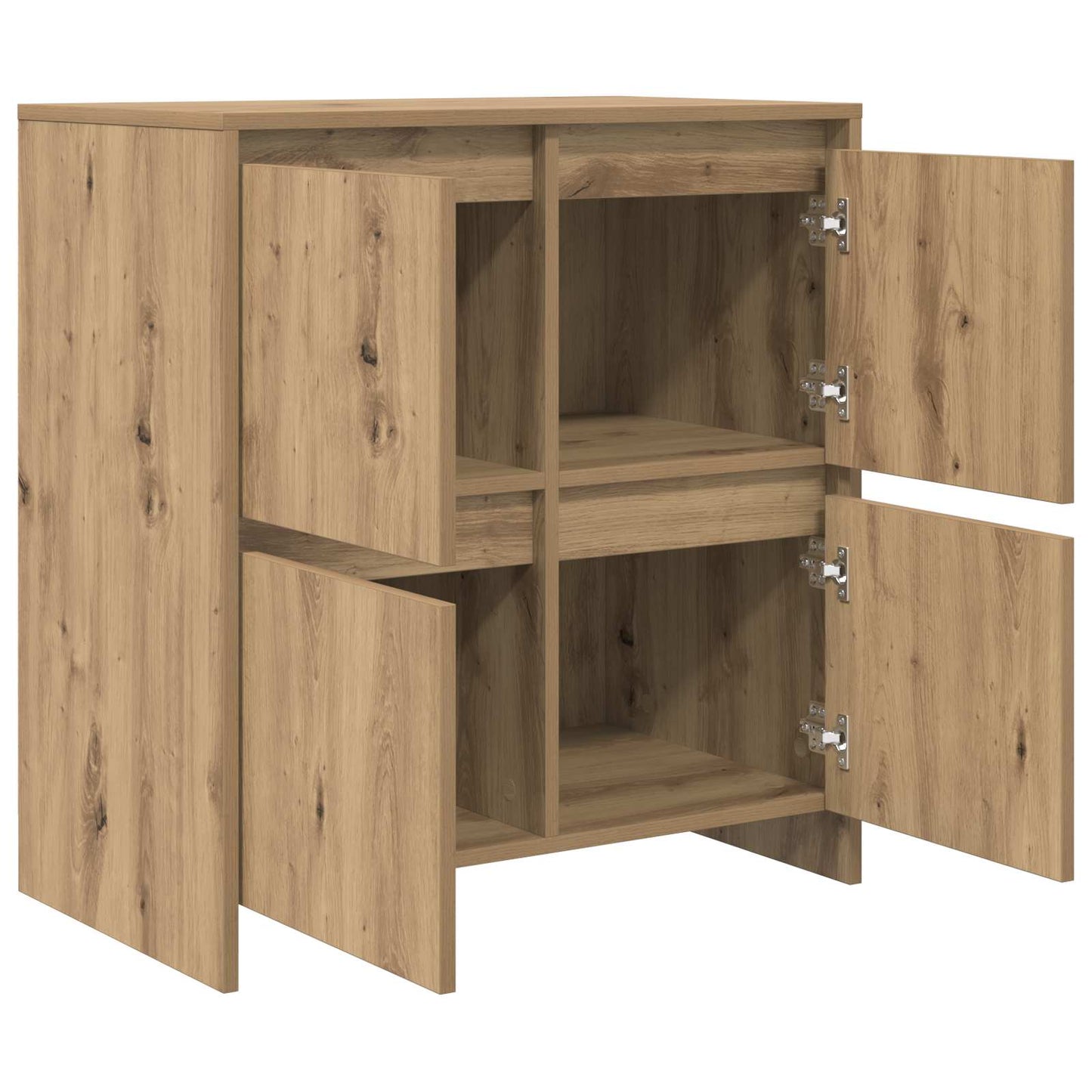 Sideboard Artisan Egetræ 70 x 41 x 75 cm Konstrueret træ
