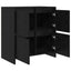 Sideboard Sort eg 70 x 41 x 75 cm Konstrueret træ