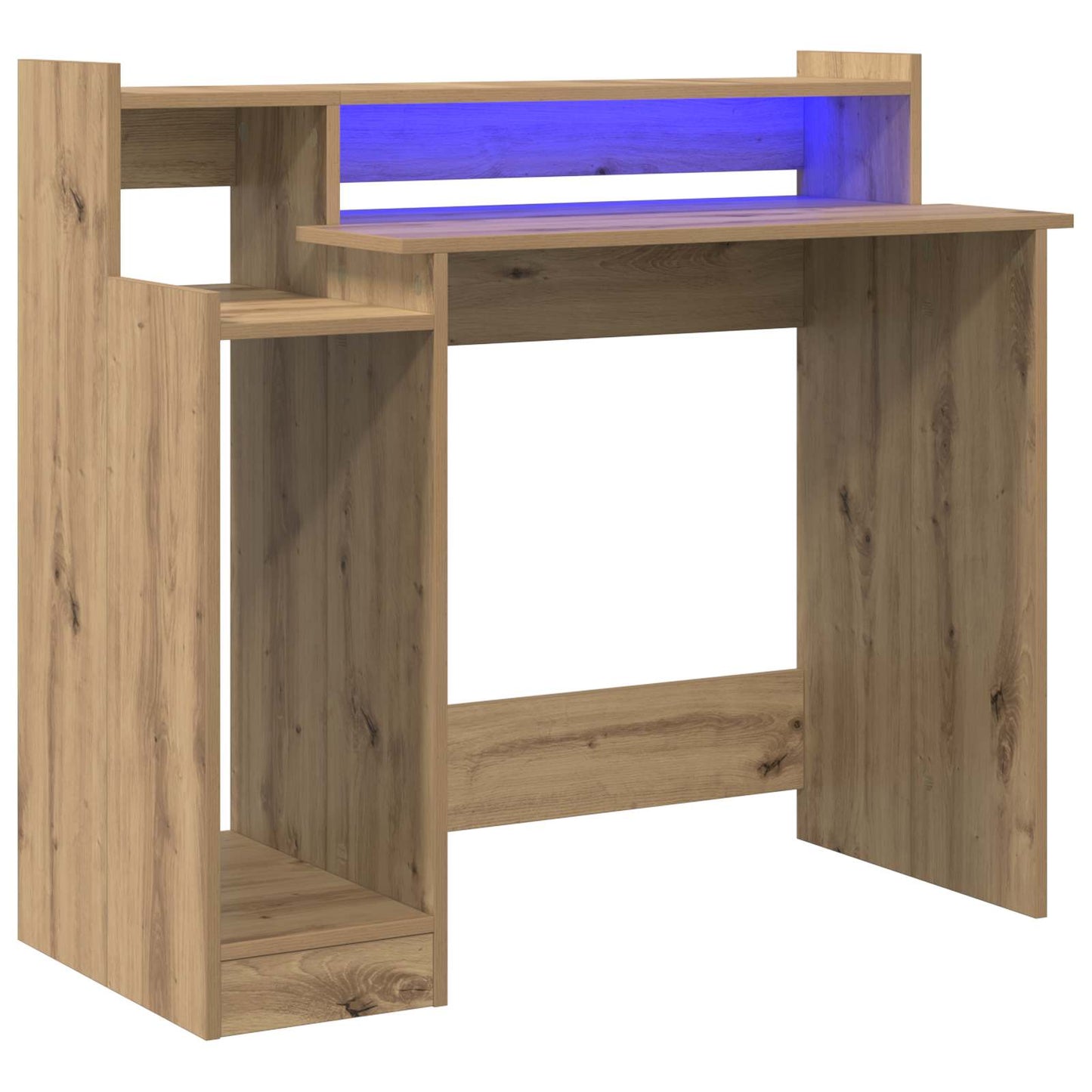 Bord Artisan Egetræ Konstrueret træ 97 x 45 x 90 cm