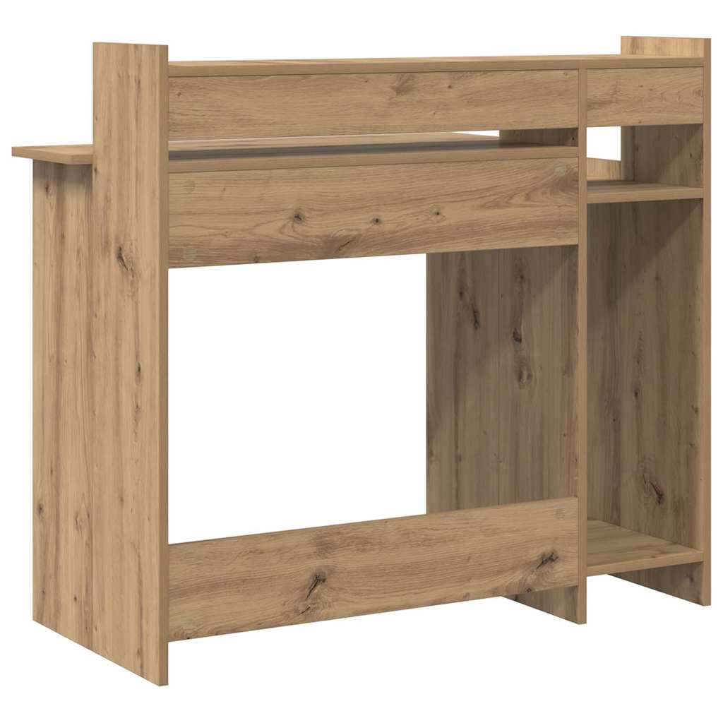 Bord Artisan Egetræ Konstrueret træ 97 x 45 x 90 cm