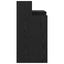 Bord med hylde Sort eg 97 x 45 x 90 cm Konstrueret træ