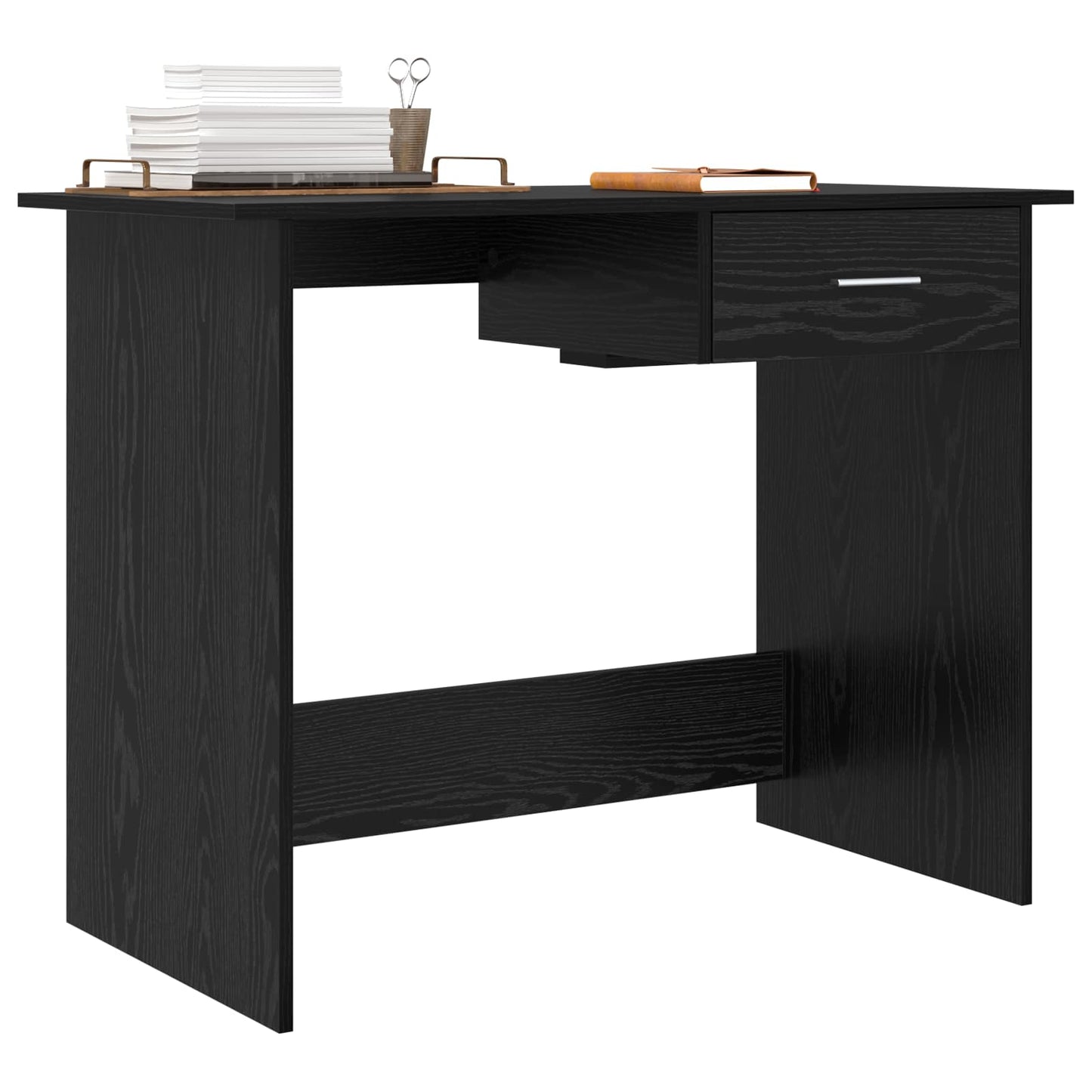 Bord Sort eg 100 x 50 x 76 cm Konstrueret træ