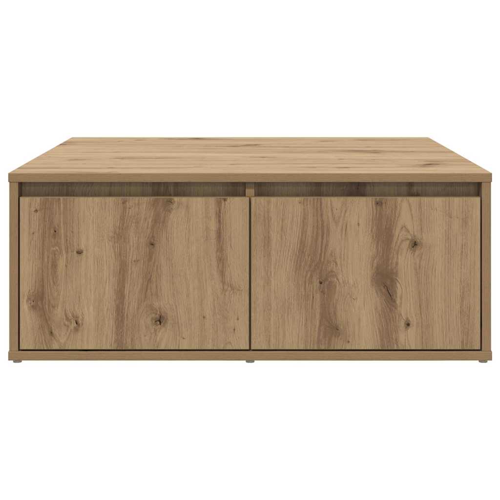 Sofabord artisan eg 80 x 80 x 31 cm Konstrueret træ