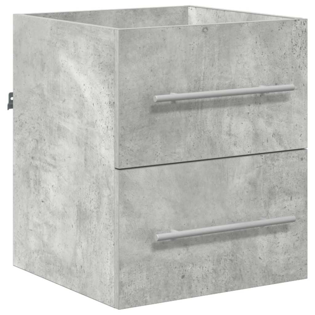 Badeværelsesmøbel sæt Grå 41 x 38,5 x 48 cm Samlet træ og metal
