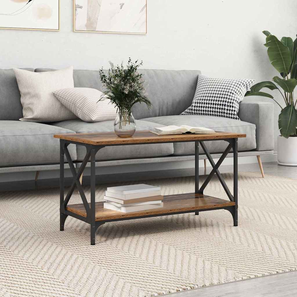 Sofabord Gammelt træ 80 x 45 x 45.5 cm Konstrueret træ