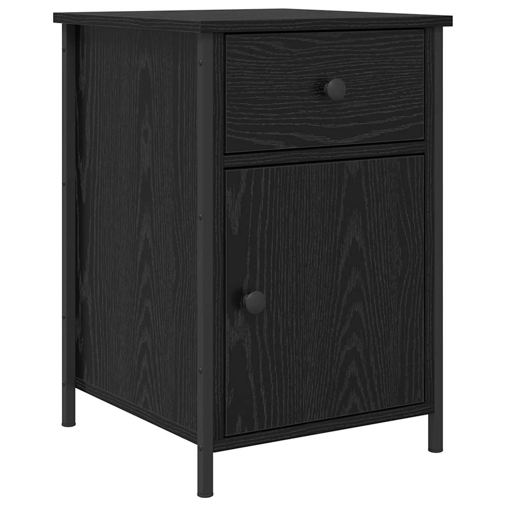 Natskab 2 stk. Sort eg 40 x 42 x 60 cm Konstrueret træ