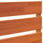 Hovedgærde Voks brun 200,5 x 3 x 80 cm Massiv fyrretræ