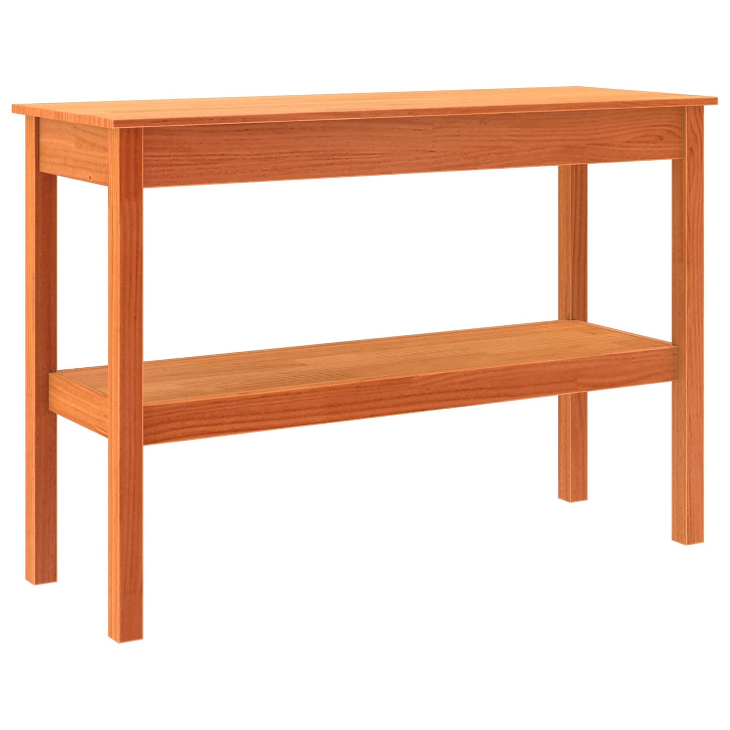 Konsolbord Voksbrun 110 x 40 x 75 cm Massivt fyrretræ