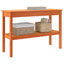 Konsolbord Voksbrun 110 x 40 x 75 cm Massivt fyrretræ