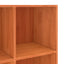 Bogskab Voks brun 104 x 33 x 110 cm Massiv fyrretræ
