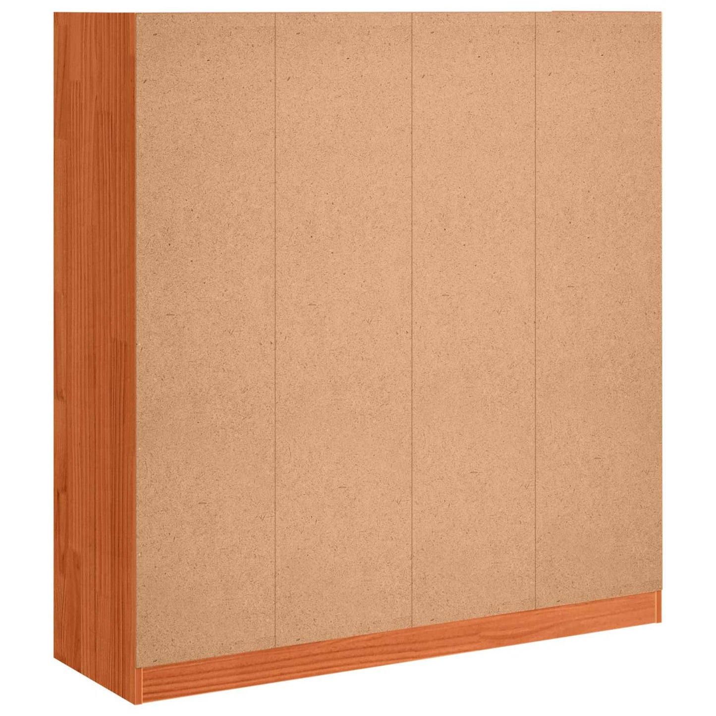Bogskab Voks brun 104 x 33 x 110 cm Massiv fyrretræ