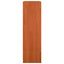 Bogskab Voks brun 104 x 33 x 110 cm Massiv fyrretræ