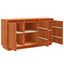 Sideboard Brun eg 111 x 34 x 60 cm Massiv fyrretræ