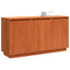 Sideboard Brun eg 111 x 34 x 60 cm Massiv fyrretræ