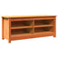 Opbevaringsbænk Voks brun 110 x 38 x 45,5 cm Massiv fyrretræ