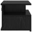 Flydende Natbord Sort eg 40 x 31 x 28 cm Konstrueret træ