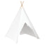 Teepee Telt Hvid 120 x 120 x 150 cm Stof og Plast