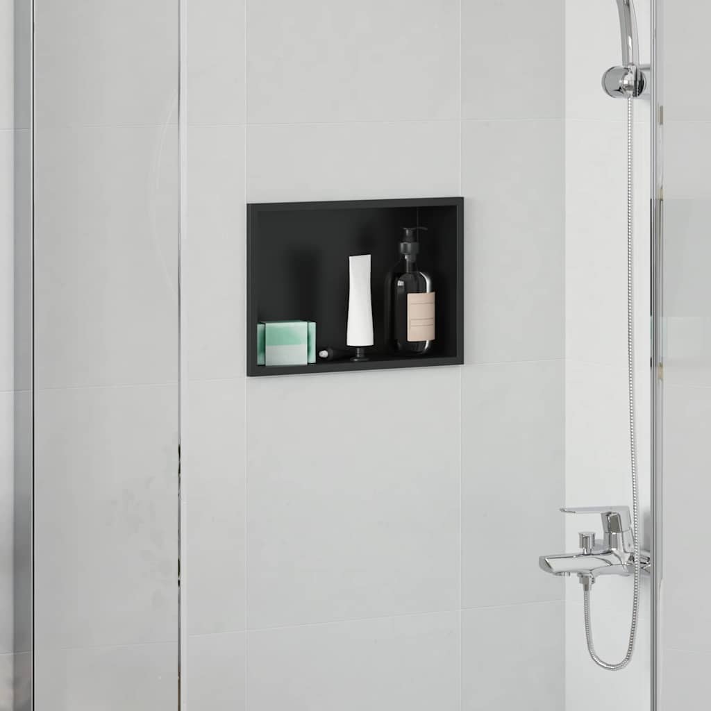 Bruse Niche Sort 30 x 20 x 9,5 cm Rustfrit stål