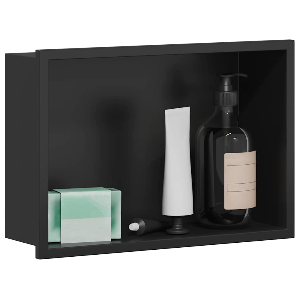 Bruse Niche Sort 30 x 20 x 9,5 cm Rustfrit stål