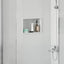 Bruse Niche Hvid 30 x 20 x 9,5 cm Rustfrit stål