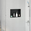 Bruse Niche Sort 45 x 30 x 9,5 cm Rustfrit stål