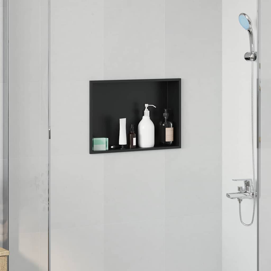 Bruse Niche Sort 45 x 30 x 9,5 cm Rustfrit stål