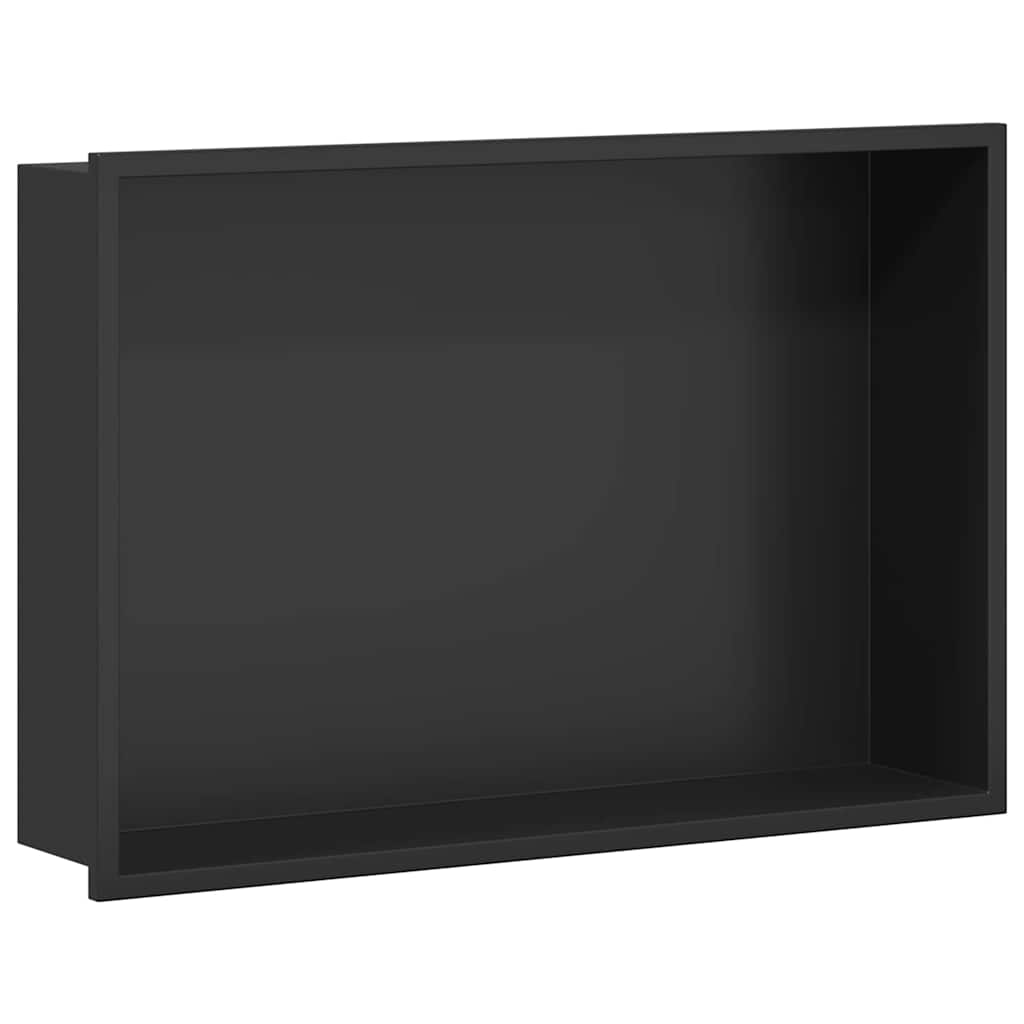 Bruse Niche Sort 45 x 30 x 9,5 cm Rustfrit stål