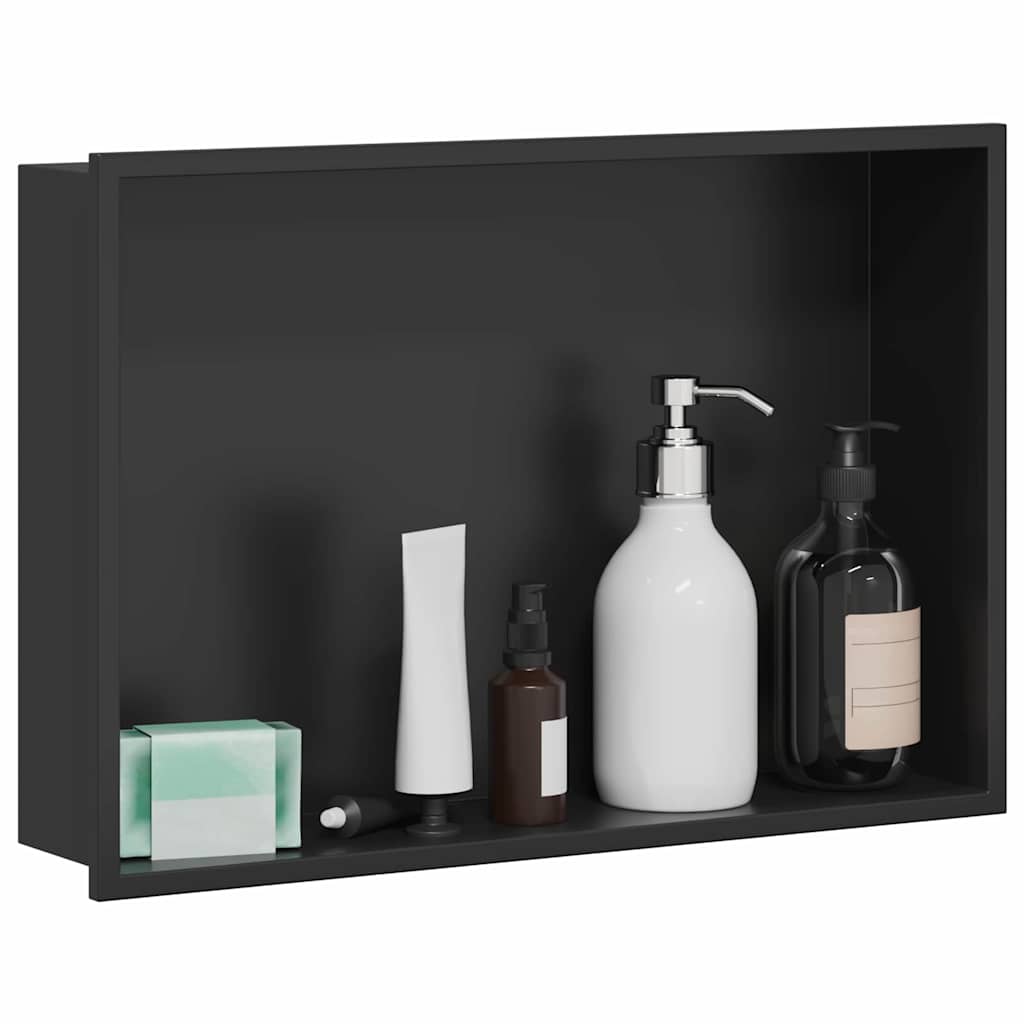 Bruse Niche Sort 45 x 30 x 9,5 cm Rustfrit stål