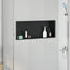 Bruse Niche Sort 75 x 30 x 9,5 cm Rustfrit stål