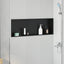 Bruse Niche Sort 90 x 30 x 9,5 cm Rustfrit stål