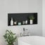 Bruse Niche Sort 90 x 30 x 9,5 cm Rustfrit stål