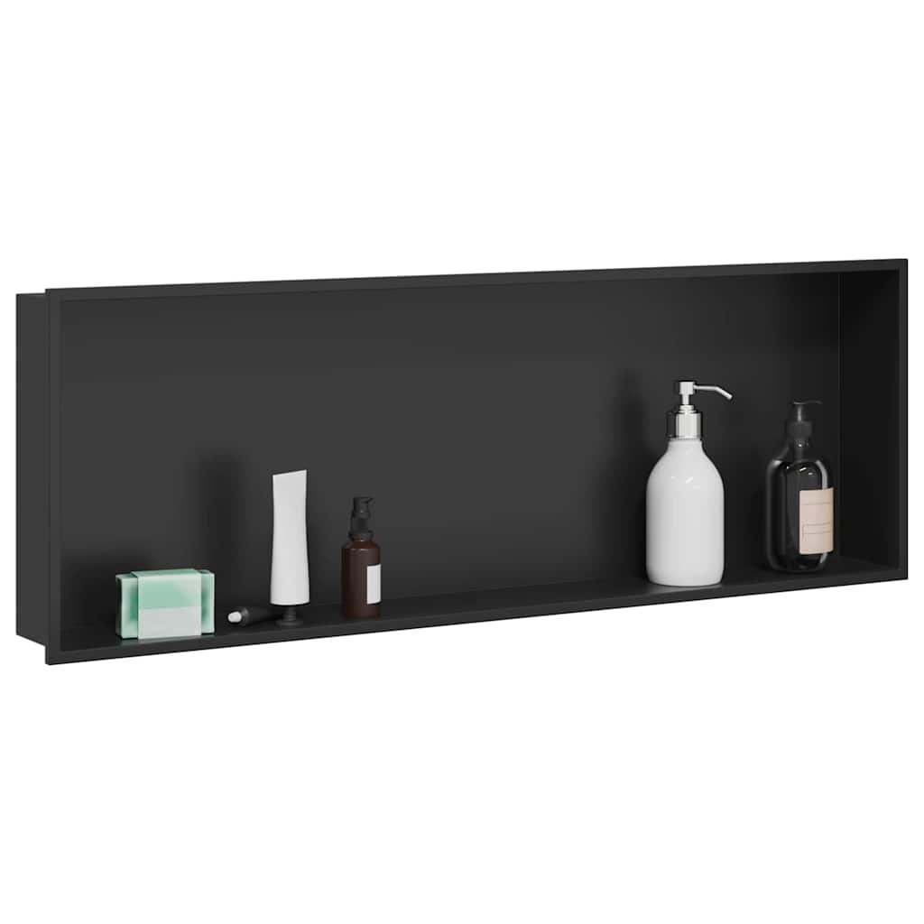 Bruse Niche Sort 90 x 30 x 9,5 cm Rustfrit stål