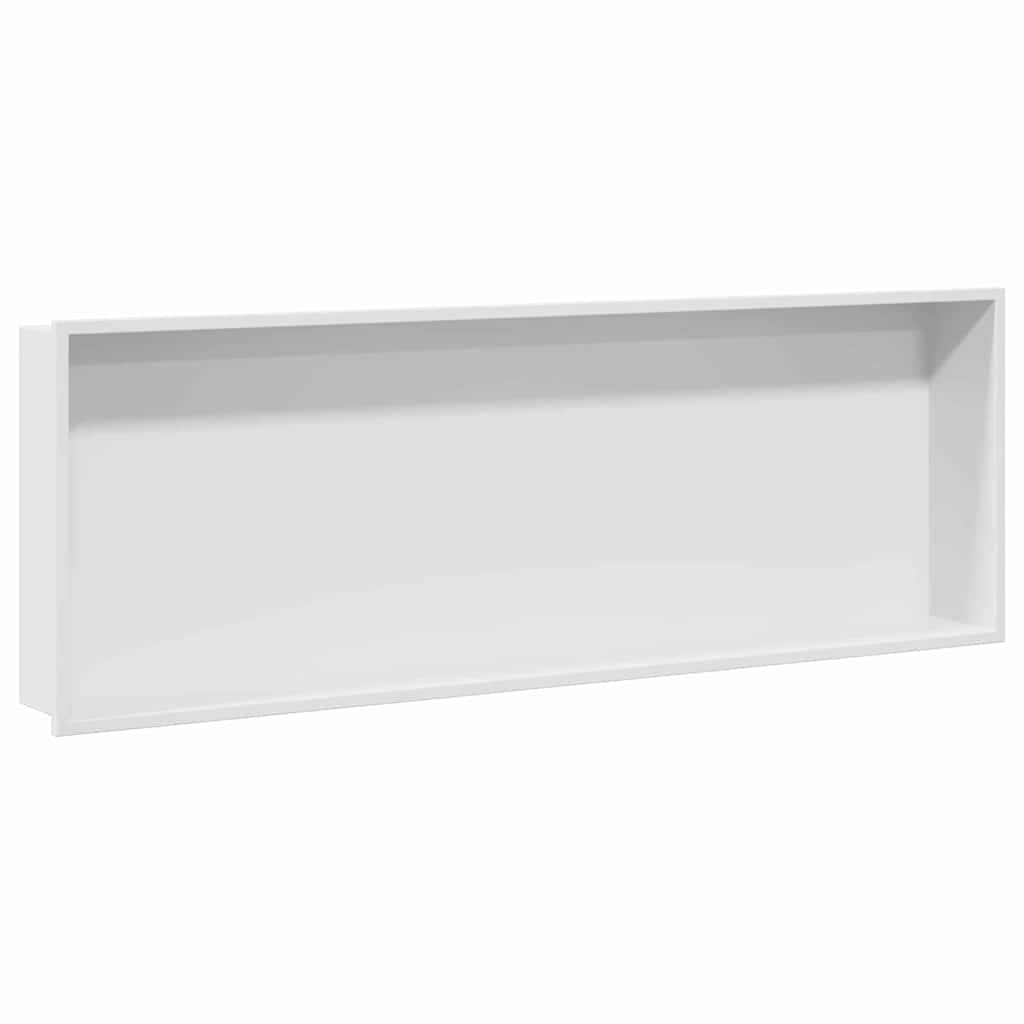 Bruse Niche Hvid 90 x 30 x 9,5 cm Rustfrit stål