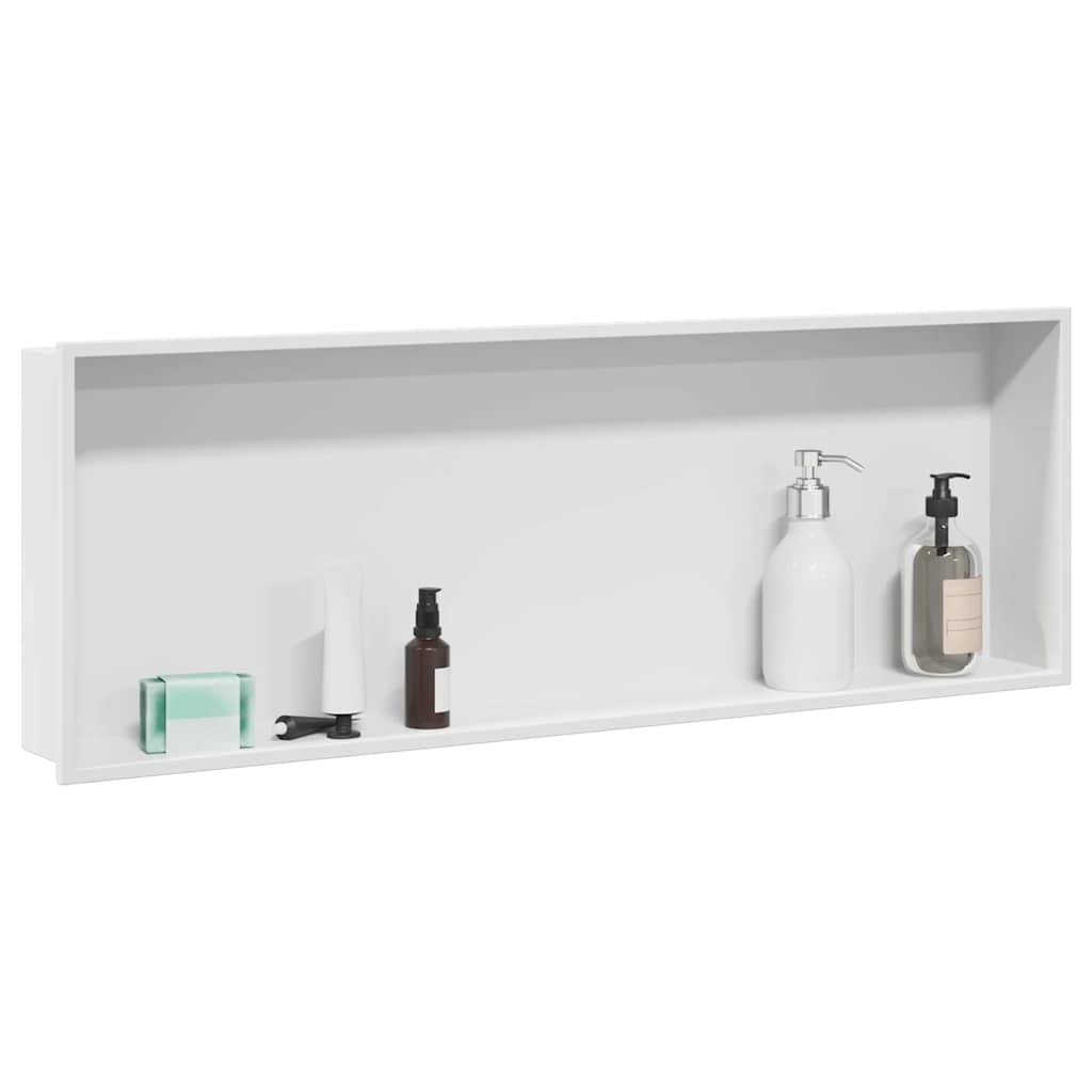 Bruse Niche Hvid 90 x 30 x 9,5 cm Rustfrit stål
