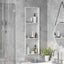 Bruse Niche Hvid 90 x 30 x 9,5 cm Rustfrit stål
